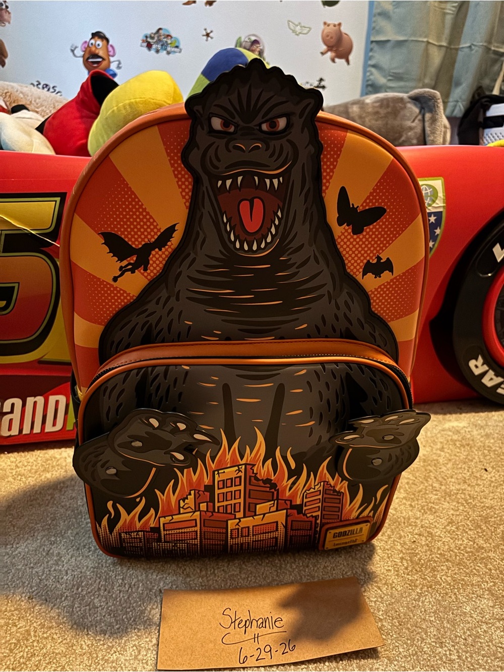 Godzilla Loungefly Backpack